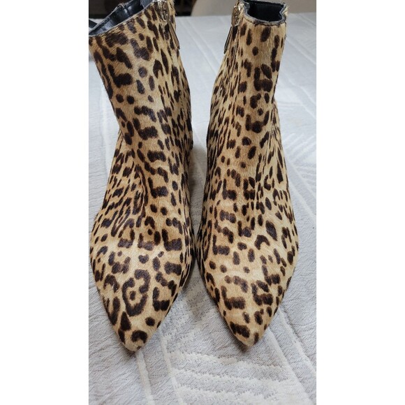 Sam Edelman “Kinzey” Leopard Calf Hair Ankle Boots – Women’s Size 7 - Picture 6 of 8